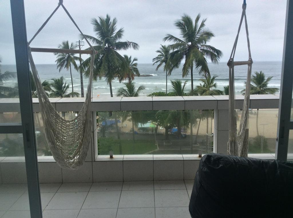 Pitangueiras Frente Total Mar Pe Na Areia Apartamento Guarujá Exterior foto
